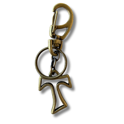 (10049) LLAVERO METAL OV CRUZ TAU