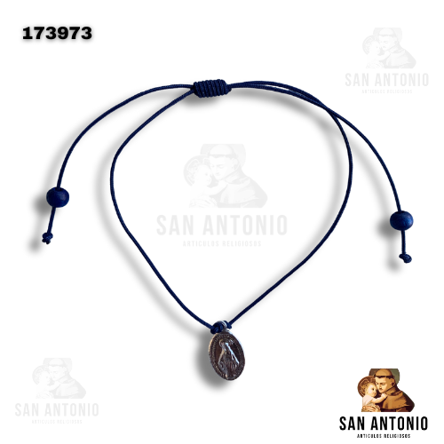 (173973) PULSERA HILO FINO AZUL MED NDG