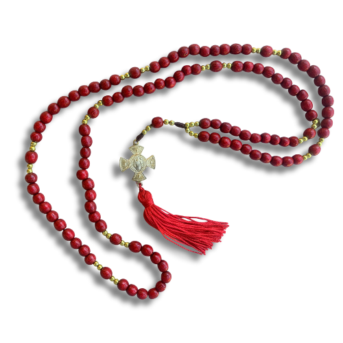 4300-1 CORONILLA SAN BENITO MAD ROJO CON POMPON