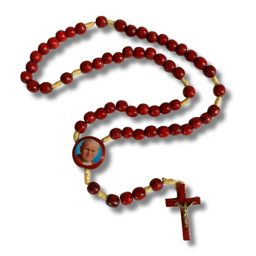 ROSARIO MAD ROJO SAN PABLO II 5636