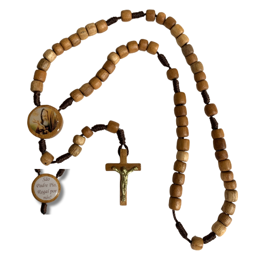 ROSARIO MAD RUSTICO SAN PIO 5642