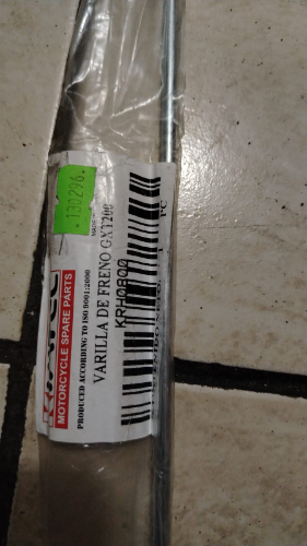 VARILLA DE FRENO GXT200  ZX KMF200 FILA 20