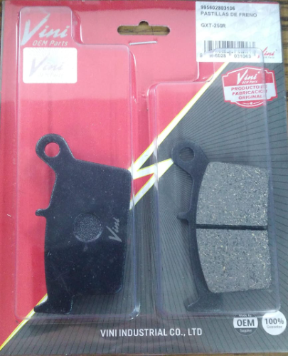 PASTILLAS DE FRENO TRASERAS GXT-250R FILA:18 COD:031063