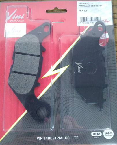 PASTILLAS DE FRENO YBR 125  DK150 FILA:18 COD:001107