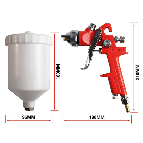 PISTOLA DE PINTAR 600CC WISEUP
