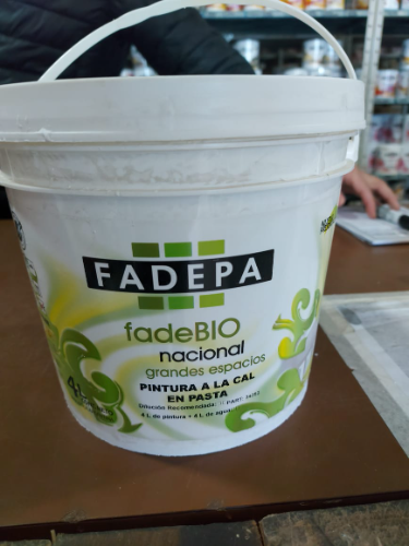 Pintura a la Cal en Pasta Blanco 4L