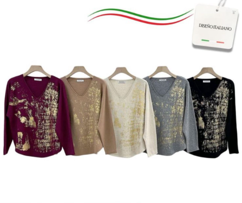suéter italiano oro
