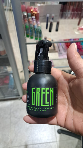 perfume para el pelo green