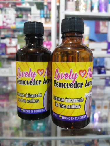 removedor acrilico lovely 60ml