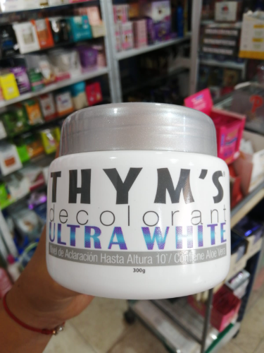 decolorante ultra white thyms tarro