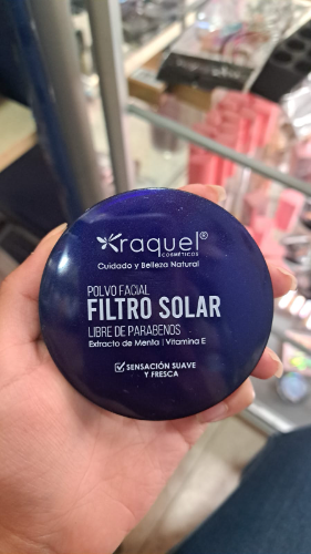 polvos con filtro solar raquel claro natural