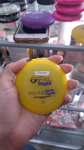 polvos bardot power  amarillos
