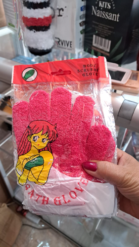 guante de baño