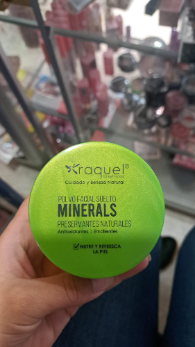 polvo suelto raquel mineras  traslucido
