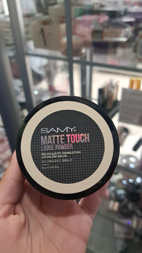 polvos suelto matte touch samy