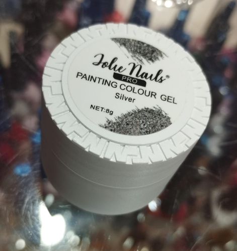 painting colour gel jolie nails