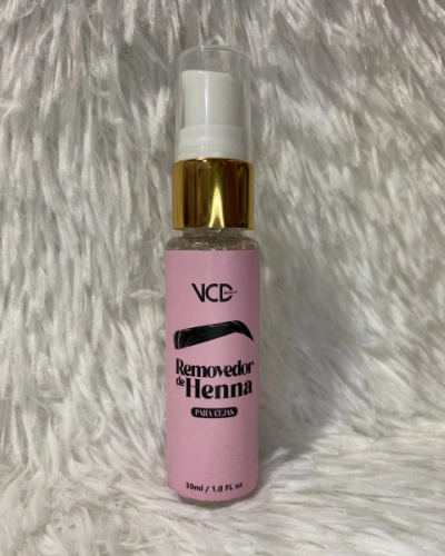 removedor de henna para cejas
