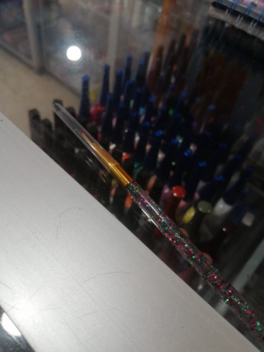 pincel decorativo mango escarchas