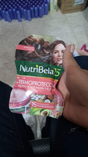 nutribela sobre  termoprotector grande