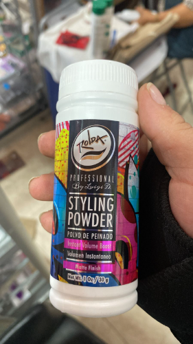 polvo de peinado rolda styling power