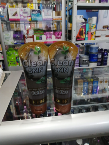 limpiador facial de cafe