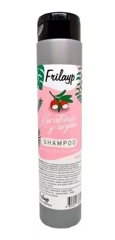 Shampoo keratina y argan Frilayp x 370ml