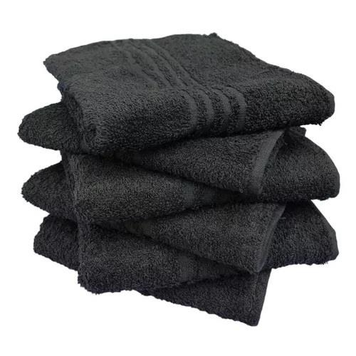 Toalla de algodon negra ( 43 x 65cm )