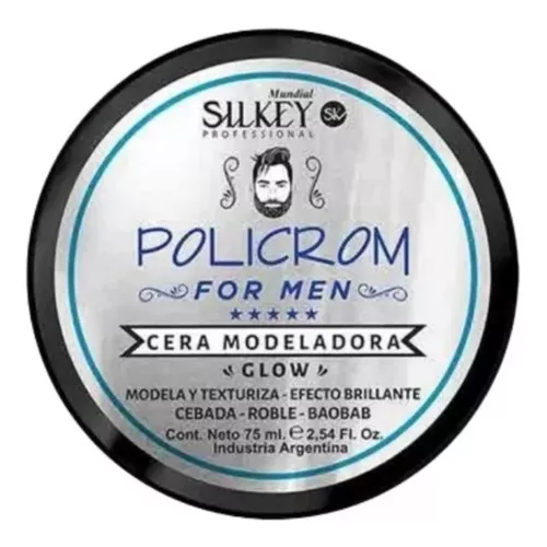 Cera Modeladora Glow Brillante Silkey x 75cc