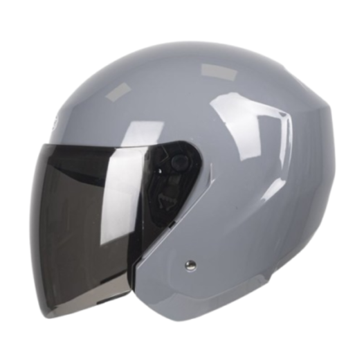 CASCO SEMI INTEGRAL TECH 10 GRIS BRILLANTE M