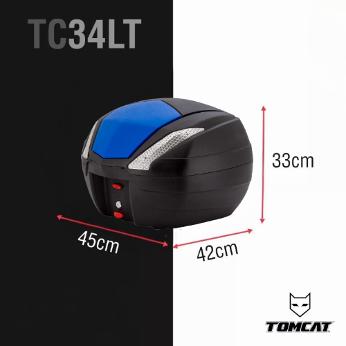 MALETERO TOMCAT 34 LITROS AZUL