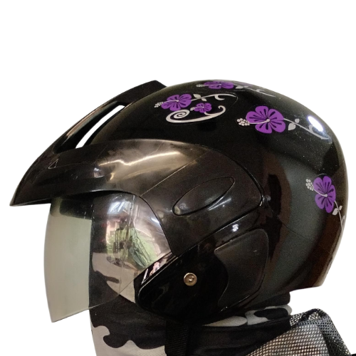 CASCO SPORT21 FLORES MORADAS