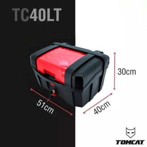 MALETERO TOMCAT 40 LTS ROJO