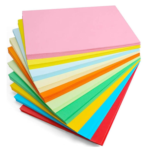 Hojas de colores