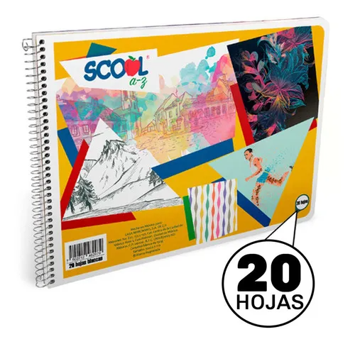 Cuaderno De Dibujo Marquilla SCOOL