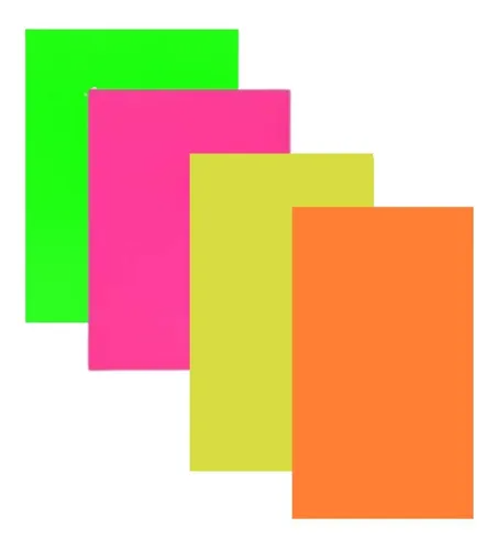 Cartulinas fluorescentes