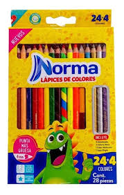 Lapices de colores Norma 24 pzas