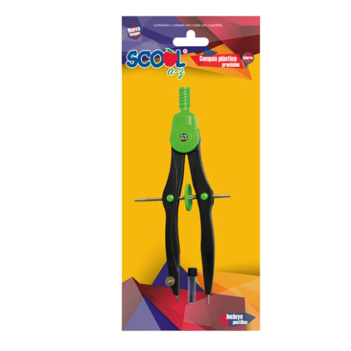 Compas de precision plastico SCOOL