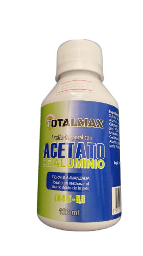 ACETATO ALUMINIO FRASCO X 120 ML TOTAL MAX