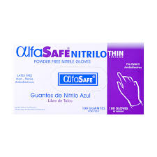 GUANTES TALLA M DE NITRILO  ALFA