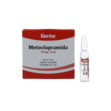 METOCLOPRAMIDA 10MG/2 MG AMPOLLA GENFAR