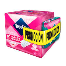 TOALLAS NOSOTRAS 10 UNIDADES INVISIBLE RAPIGEL FAMILIA