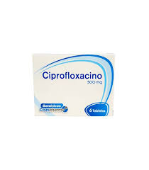 CIPROFLOXACINO 500 MG COASPHARMA X 6 TABLETAS