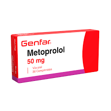METOPROLOL TABLETAS 50 MG GENFAR X 30 UNI