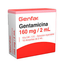 GENTAMICINA X 160 MG/2ML INYECTABLE GENFAR