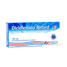 DICLOFENACO RETARD X 100 MG AG UNIDAD