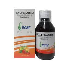 FEXOFENADINA 30MG -5ML  JARABE 150ML ECAR