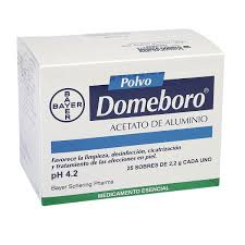 POLVO DOMEBORO ACETATO DE ALUMINIO 2,2 G BAYER