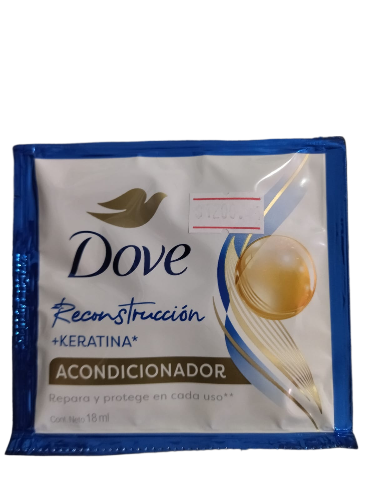 ACONDICIONADOR DOVE RESTAURACION -KERATINA X 18ML