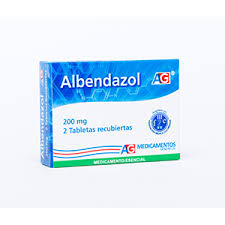 ALBENDAZOL TABLETA 200 MG AG X 2 UNIDADES