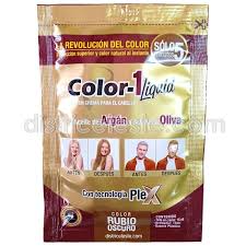 TINTURA  EN CREMA COLOR -1 TONO  RUBIO OSCURO SOBRE INTERBELL